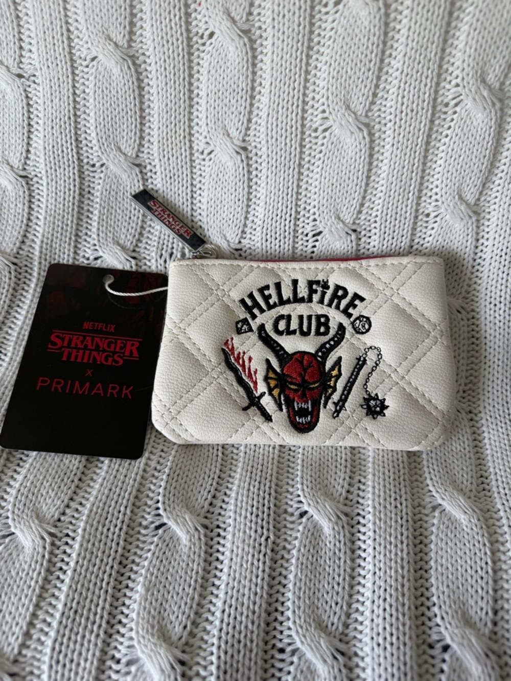 Netflix Stranger Things Wallet Coin Purse NEW Primark Collab Hellfire Club Viral